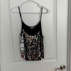 Charlotte Russe Sequin Tank Top